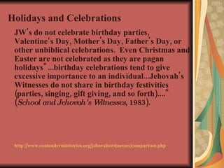 Johovah’S Witnesses | PPT