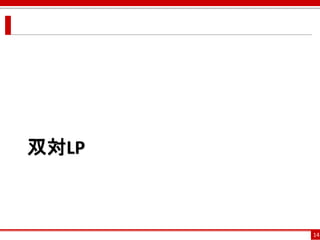 双対LP
14
 