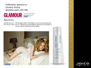 Publication: glamour.ru
Country: Russia
Monthly reach: 457 700
 