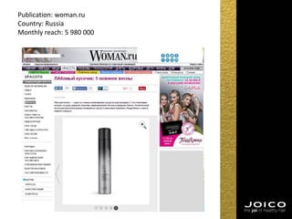 Publication: woman.ru
Country: Russia
Monthly reach: 5 980 000
 