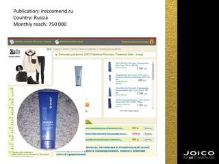 Publication: ireccomend.ru
Country: Russia
Monthly reach: 750 000
 