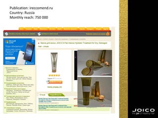 Publication: ireccomend.ru
Country: Russia
Monthly reach: 750 000
 