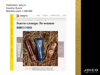 Publication: wmj.ru
Country: Russia
Monthly reach: 1 500 000
 