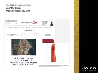 Publication: womanhit.ru
Country: Russia
Monthly reach: 850 000
 