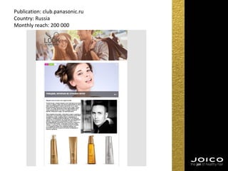 Publication: club.panasonic.ru
Country: Russia
Monthly reach: 200 000
 