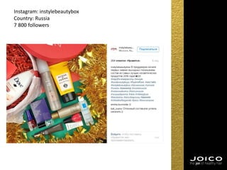 Instagram: instylebeautybox
Country: Russia
7 800 followers
 