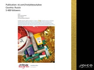 Publication: vk.com/instylebeautybox
Country: Russia
5 400 followers
 