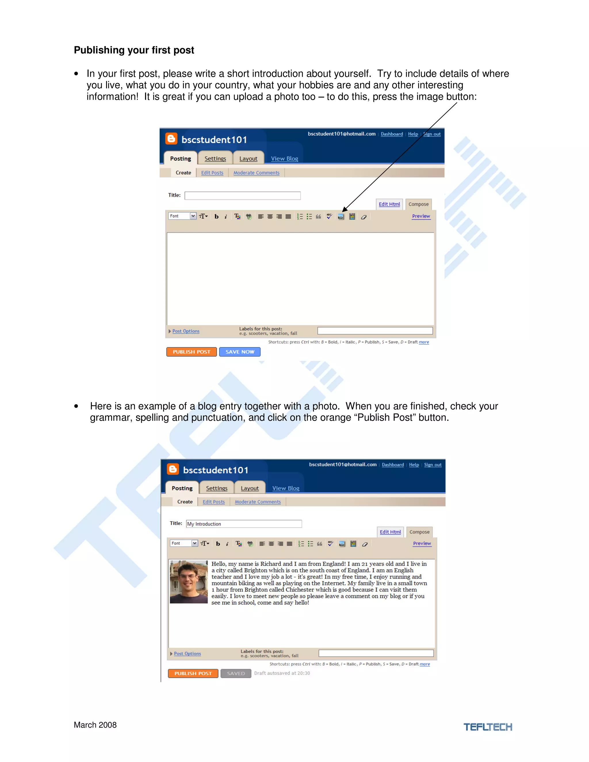 Join Our Class Blog V3