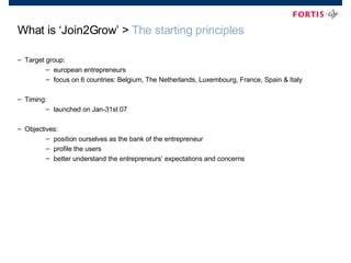 Join2Grow, the first social network for European entrepreneur (Emakina Academy #8 : Enterprise 2.0)
