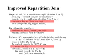 Improved Repartition Join
 