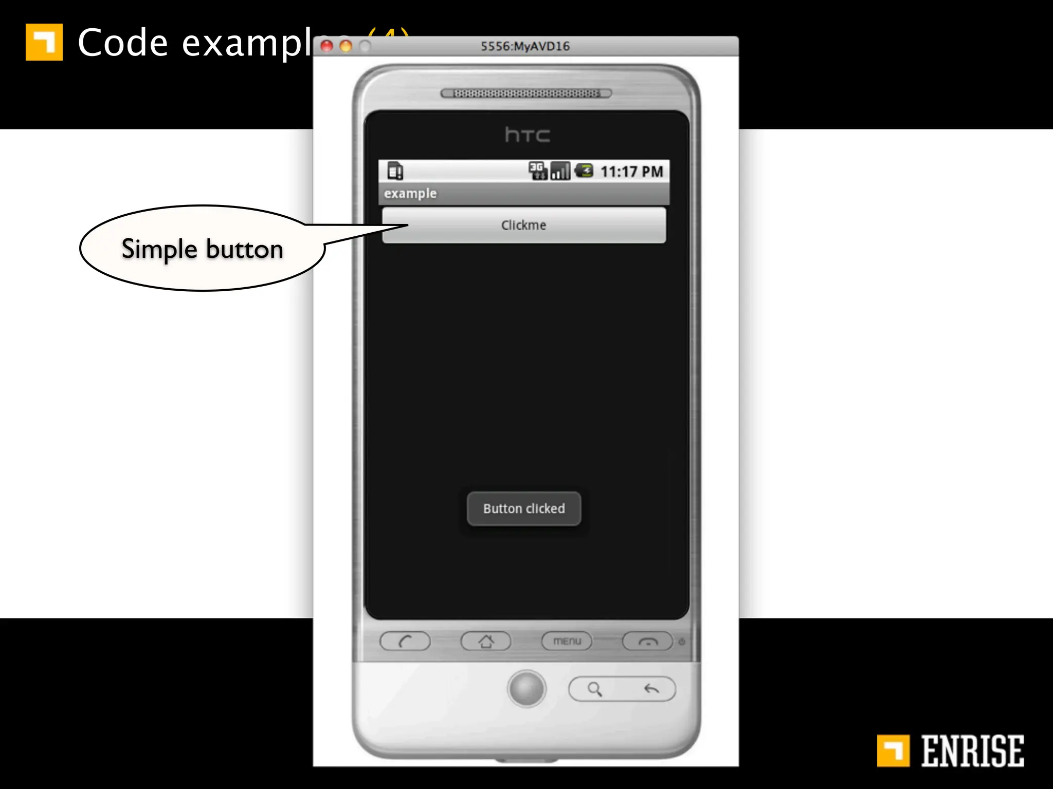 Code examples (4)




  Simple button
 
