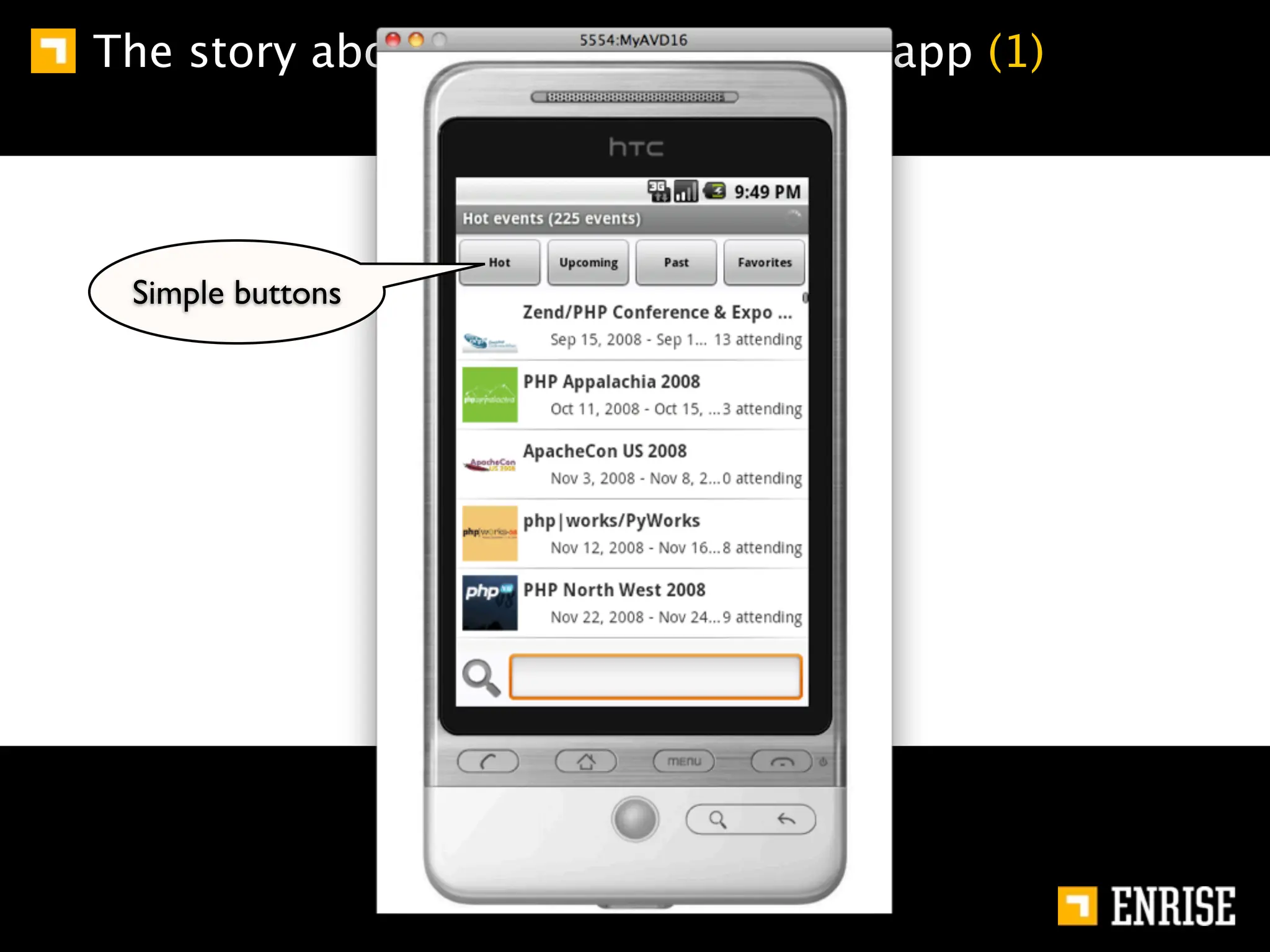 The story about the joind.in android app (1)




 Simple buttons
 