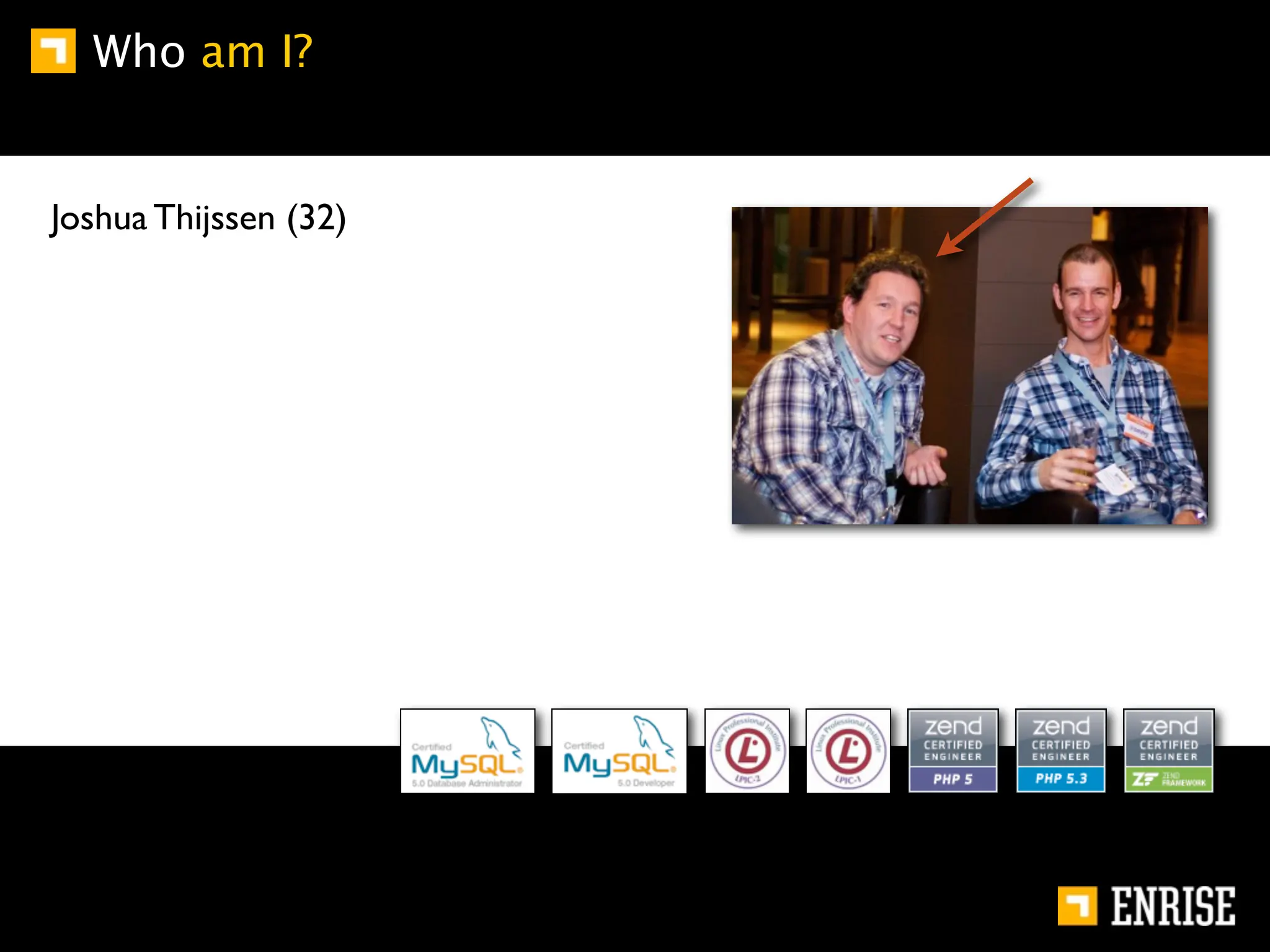 Who am I?


Joshua Thijssen (32)
 