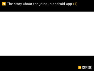 The story about the joind.in android app (1)
 