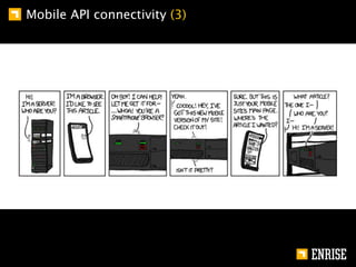 Mobile API connectivity (3)
 