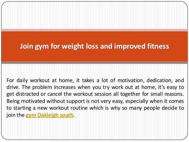 Join Gym For Weight Loss And Improved Fitness Join Gym For Weight Loss And Improved Fitness