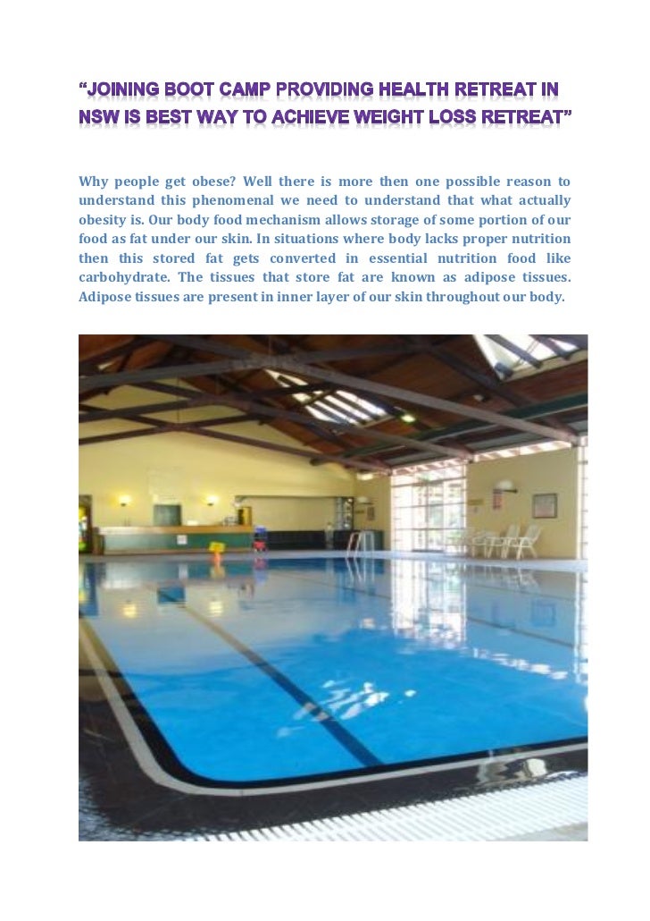 Joining boot camp providing health retreat in nsw is best way to