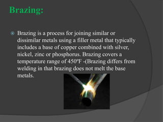 Joining,cutting,surface treatment process | PPTX