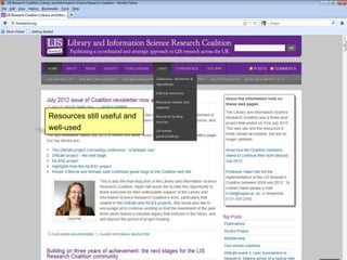 www.napier.ac.uk/iidi Page 7
Resources still useful and
well-used
 