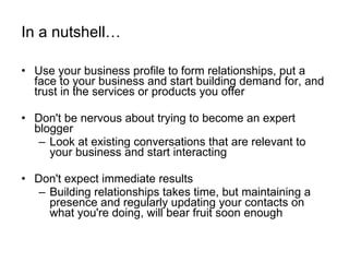 Joining The Conversation | PPT