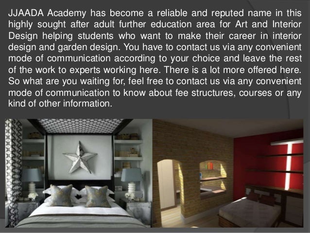 Join JJAADA Academy for Part Time Interior Design Diploma Courses