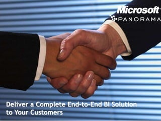 Deliver a Complete End-to-End BI Solution to Your Customers  