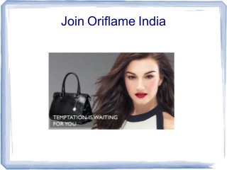 Join Oriflame India
 