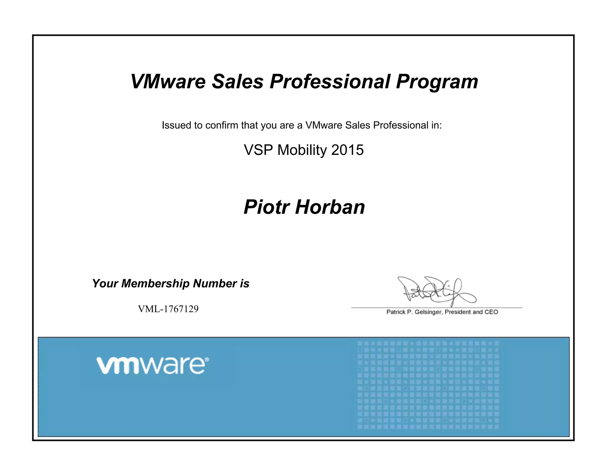 VSP certificates PPT