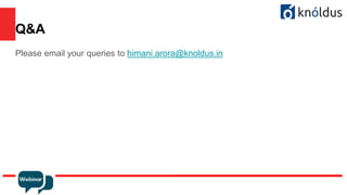 Q&A
Please email your queries to himani.arora@knoldus.in
 