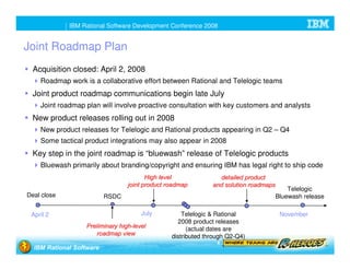 Joint Product Roadmap