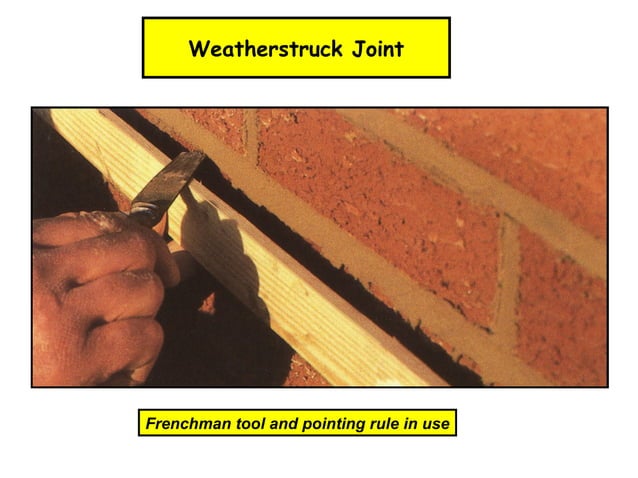 Jointing & Pointing Brick & Blockwork | PPT | Woodworking | Arts and Crafts