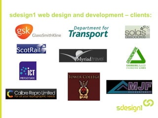 sdesign1 web design and development – clients: 
