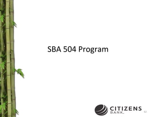 SBA 504 Program 