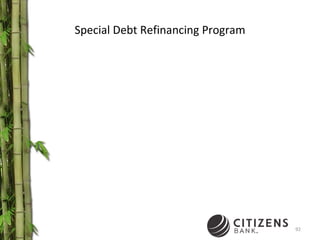 Special Debt Refinancing Program 