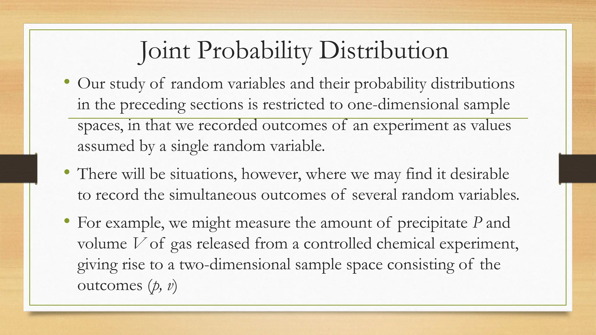 Joint Probability Distribution Pptx Tafff Pptx
