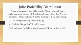 Joint Probability Distribution.pptx tafff | PPTX