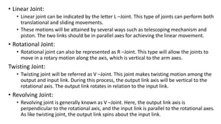 Joints-Actuators-lesson(robotics).pdfdfdg | PDF