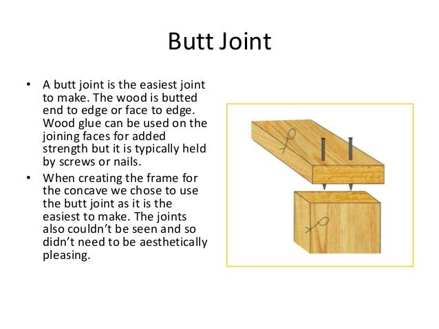 How To Make A Butt Joint 105