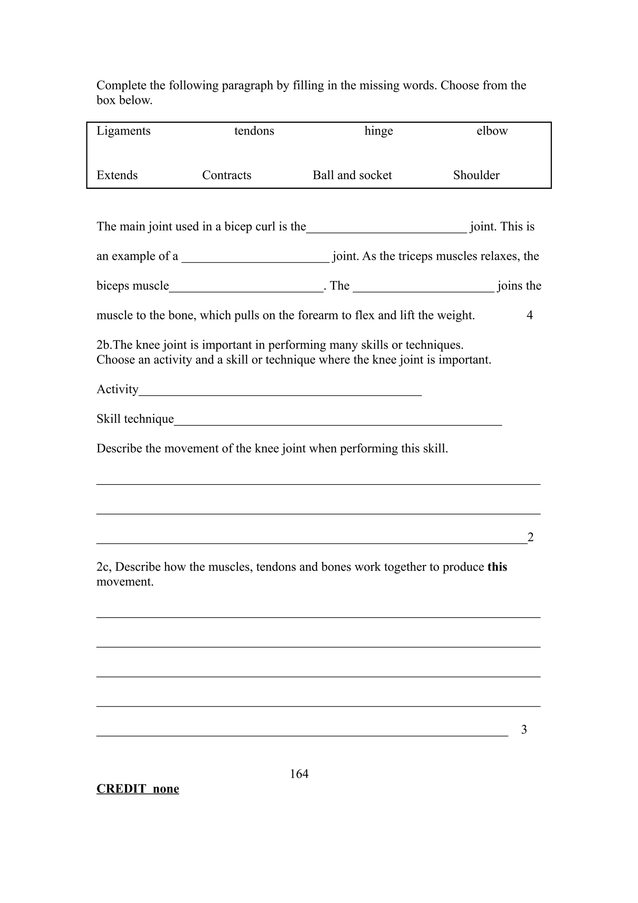 Joints muscles body structure22