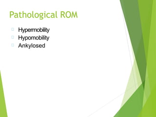 Hyper Mobility Rom joints ppt 3rd sem.pptx