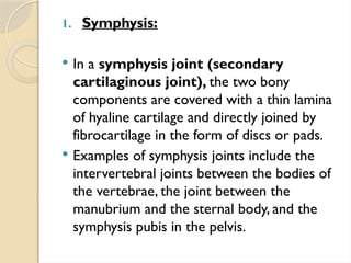Symphysis Examples Comprehensive Overview of Human Joint Structure and Function in Health ...
