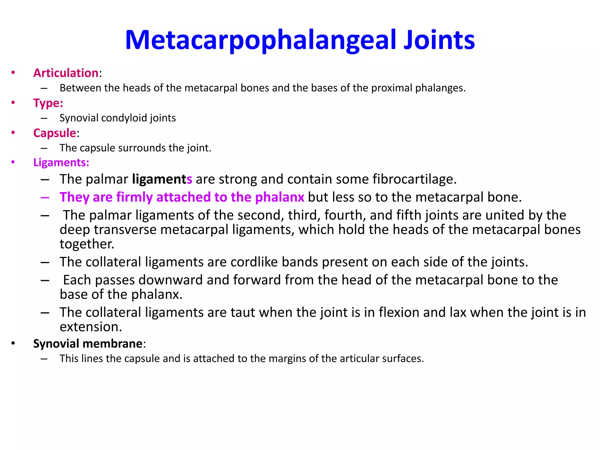 MovementsThe following movements are possible:Flexion: Flexor pollicis brevis and opponens pollicis.Extension: Extensor pollicis longus and brevis.Abduction: Abductor pollicis longus and brevis.Adduction: Adductor pollicisRotation (opposition): The thumb is rotated medially by the opponens pollicis.