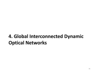 4. Global Interconnected Dynamic
Optical Networks



                                   36
 