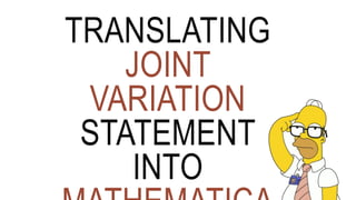 TRANSLATING
JOINT
VARIATION
STATEMENT
INTO
 
