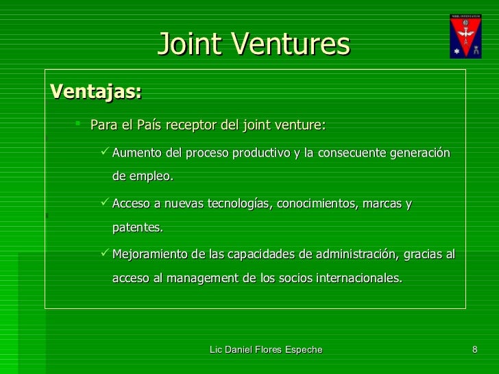 Joint ventures