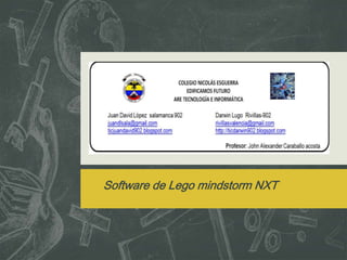 Software de Lego mindstorm NXT
 