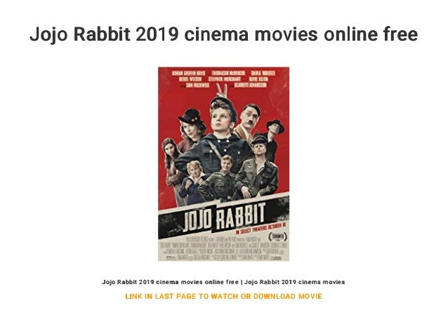 Film Jojo Rabbit Stream Free Movie Jojo Rabbit Free Amazon Prime