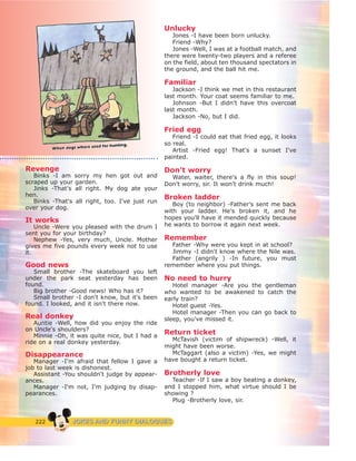 Joke and funny dialogues | PDF