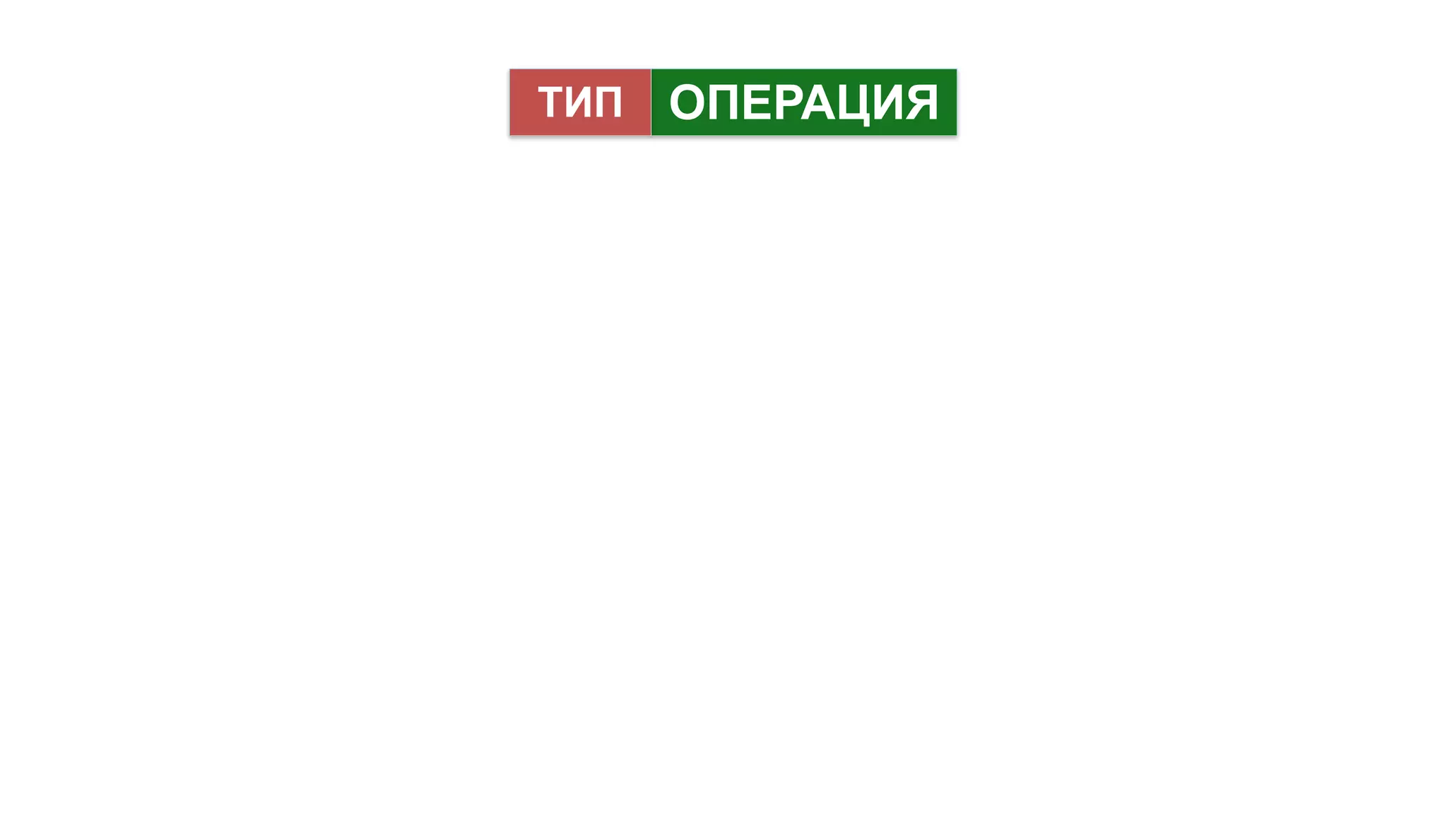 ОПЕРАЦИЯТИП
 