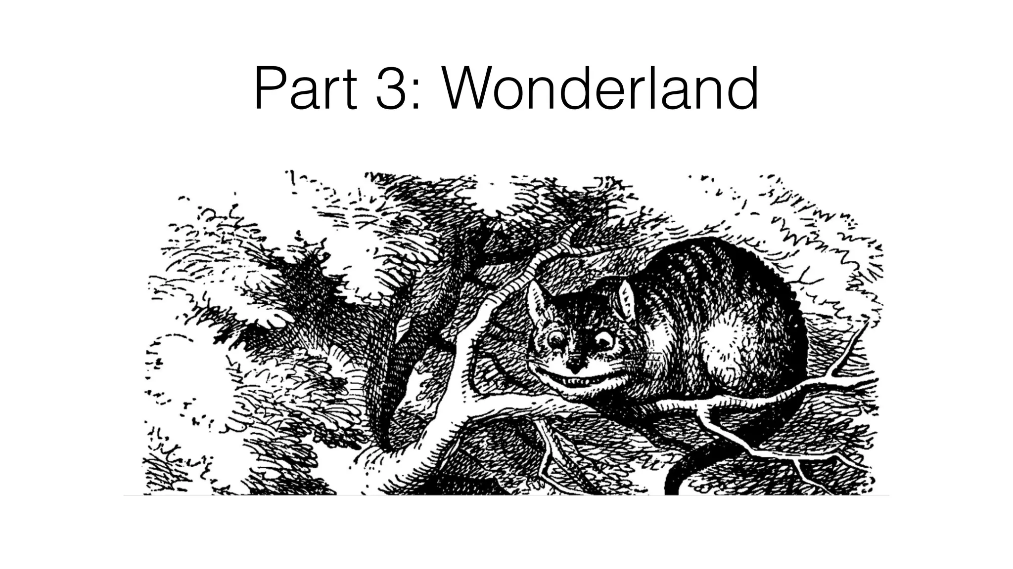 Part 3: Wonderland
 
